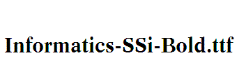 Informatics-SSi-Bold