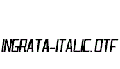 Ingrata-Italic