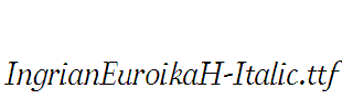 IngrianEuroikaH-Italic