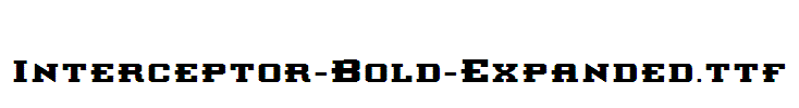 Interceptor-Bold-Expanded