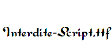 Interdite-Script