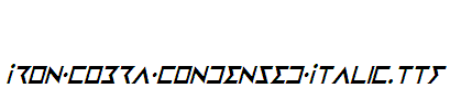 Iron-Cobra-Condensed-Italic