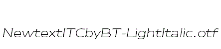 NewtextITCbyBT-LightItalic