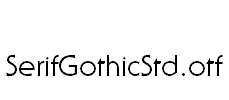 SerifGothicStd