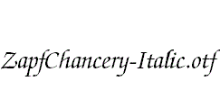 ZapfChancery-Italic