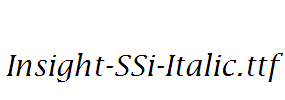 Insight-SSi-Italic