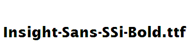 Insight-Sans-SSi-Bold