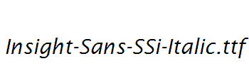 Insight-Sans-SSi-Italic