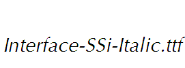 Interface-SSi-Italic