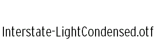 Interstate-LightCondensed