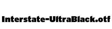 Interstate-UltraBlack