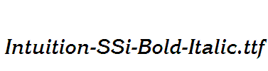 Intuition-SSi-Bold-Italic