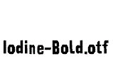 Iodine-Bold