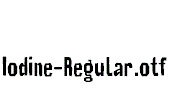 Iodine-Regular