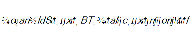 IowanOldSt-Ext-BT-Italic-Extension