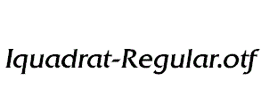 Iquadrat-Regular
