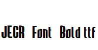 JECR-Font-Bold