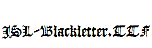 JSL-Blackletter