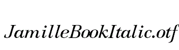 JamilleBookItalic