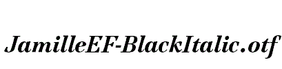 JamilleEF-BlackItalic