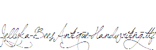 Jellyka-BeesAntique-Handwriting