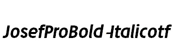 JosefProBold-Italic