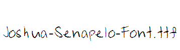 Joshua-Senapelo-Font