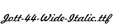 Jott-44-Wide-Italic