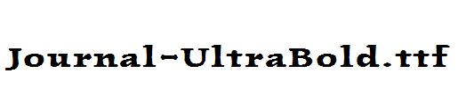 Journal-UltraBold