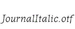 JournalItalic