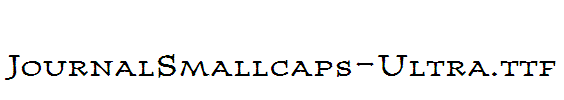 JournalSmallcaps-Ultra