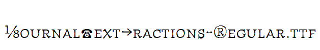 JournalTextFractions-Regular