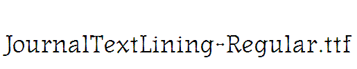 JournalTextLining-Regular