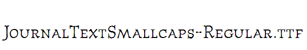 JournalTextSmallcaps-Regular