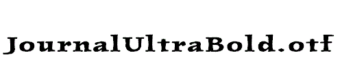 JournalUltraBold