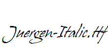 Juergen-Italic