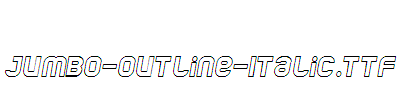Jumbo-Outline-Italic