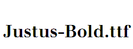 Justus-Bold