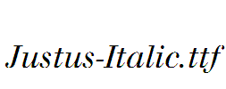 Justus-Italic