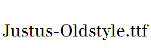 Justus-Oldstyle