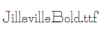 JillsvilleBold