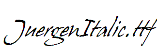 JuergenItalic