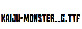 Kaiju-Monster__G