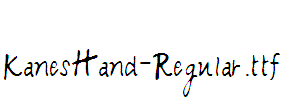 KanesHand-Regular