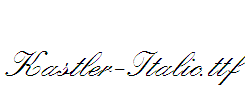 Kastler-Italic