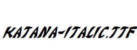 Katana-Italic