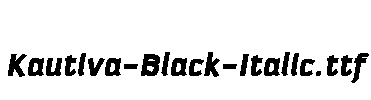 Kautiva-Black-Italic