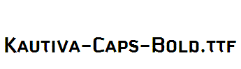 Kautiva-Caps-Bold