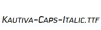 Kautiva-Caps-Italic