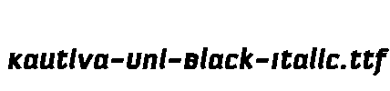 Kautiva-Uni-Black-Italic